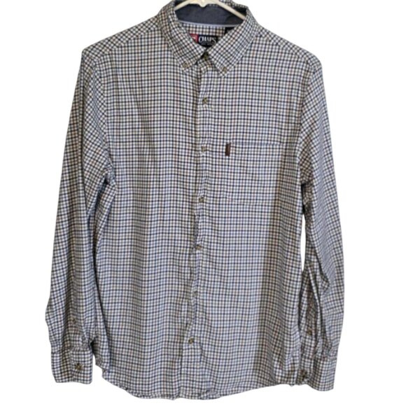 EUC Chaps Stretch Oxford Long Sleeve Button Down Shirt - Picture 1 of 5